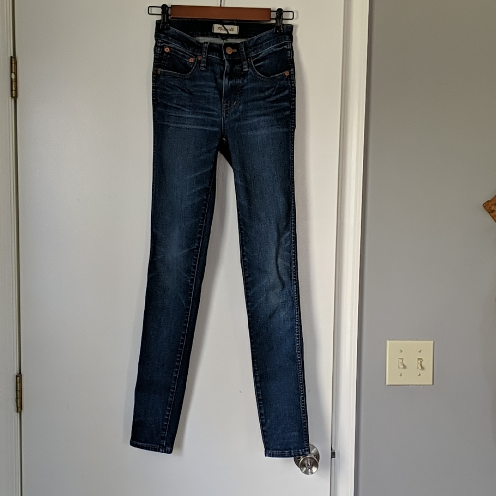 Madewell mid rise skinny jean Patty wash